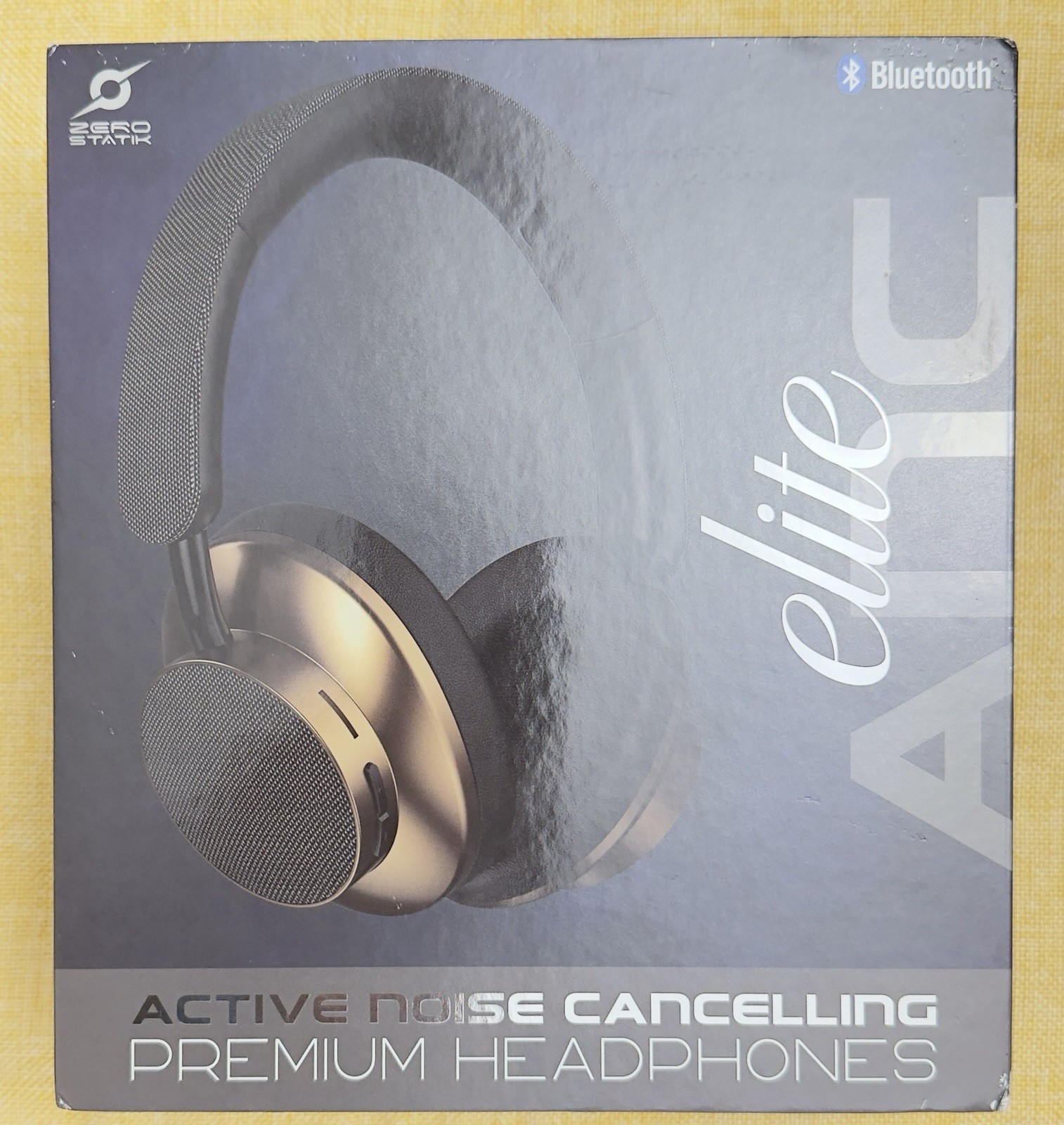 ZERO STATIK ANC Premium Headphones Headphones Color:Black 48 HRS Music