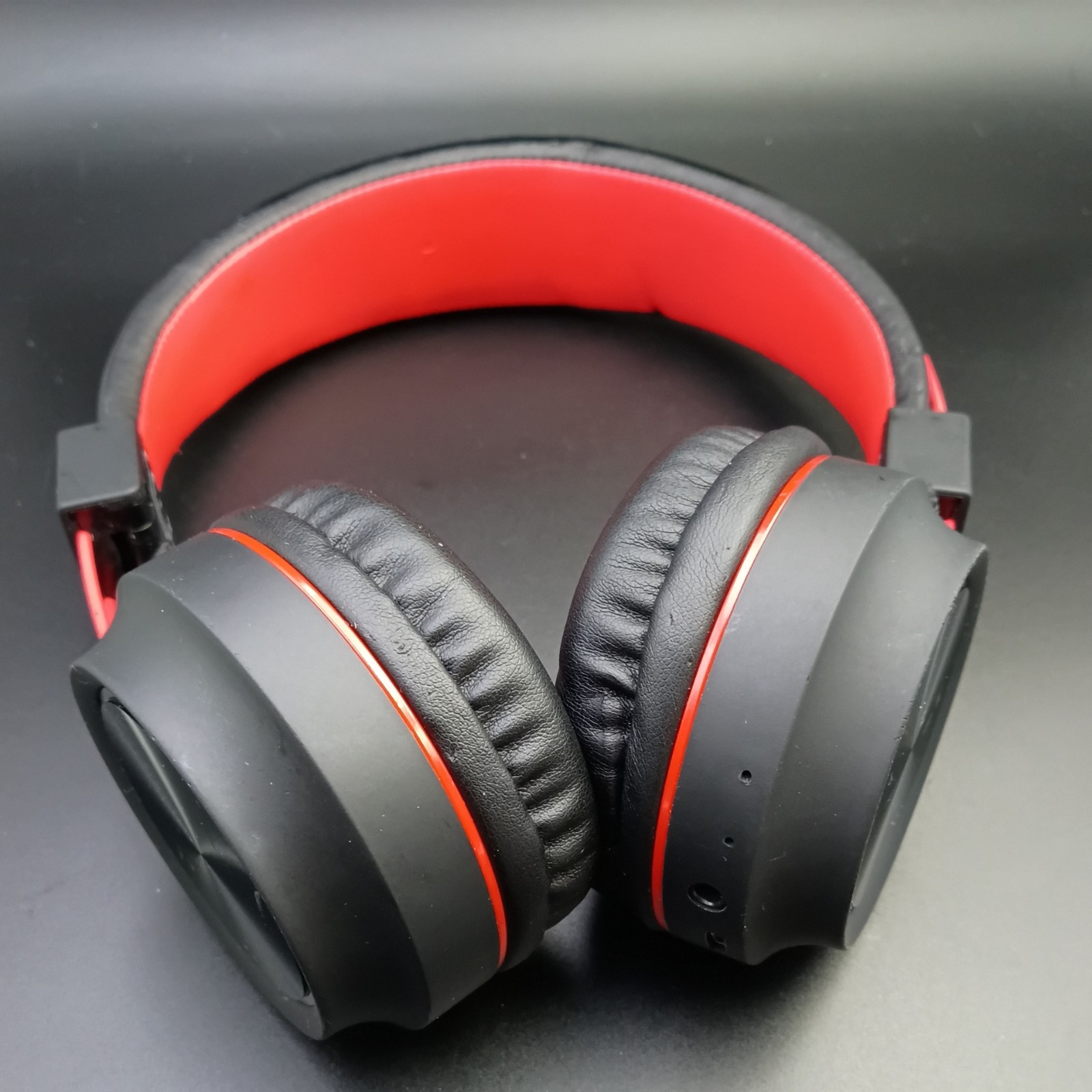 iClever BTH03 Blue Adjustable Wireless Foldable Bluetooth LED Light Headphones