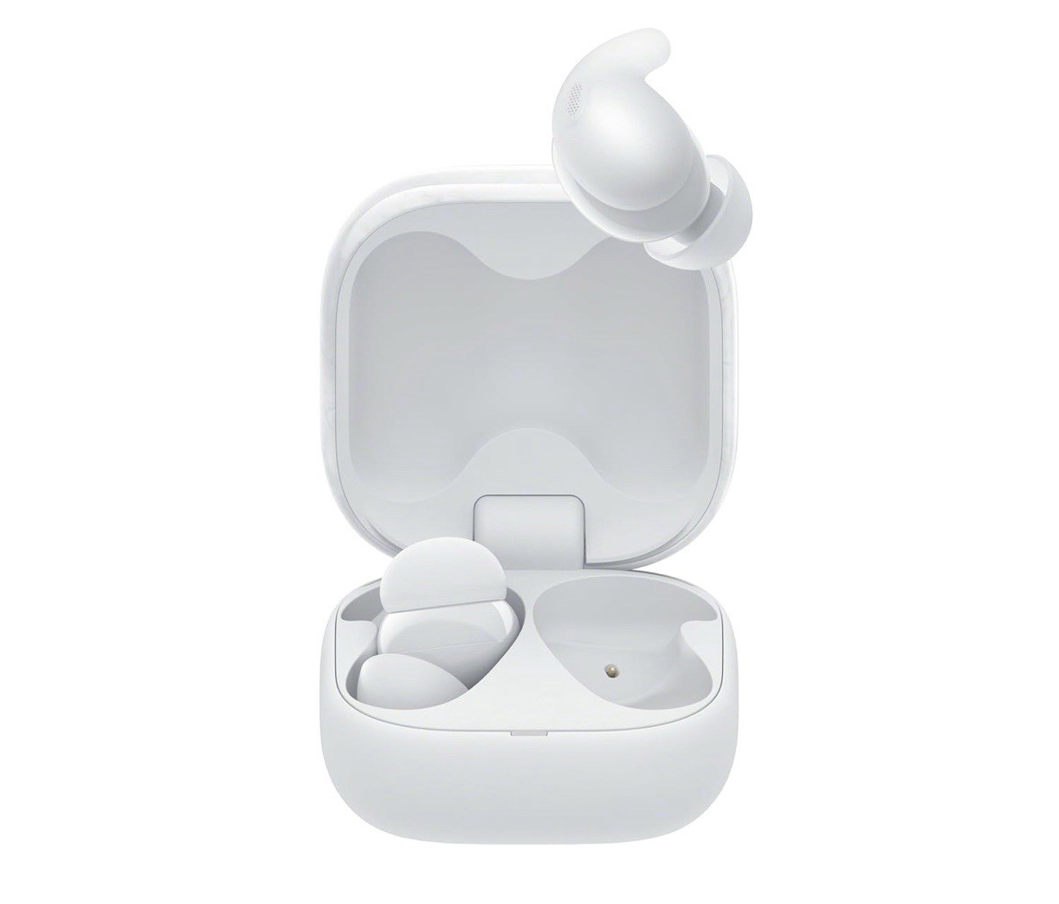 Sony – LinkBuds Fit True Wireless Noise Canceling Earbuds – White
