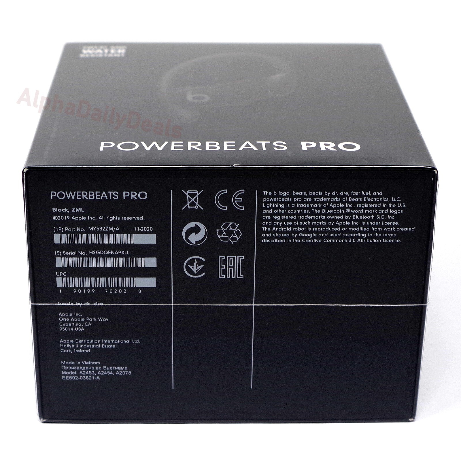 NEW Beats by Dr. Dre Powerbeats Pro Totally Wireless Earbuds Black