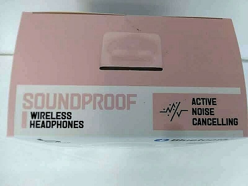 Bass Jaxx Headphones Wireless Pink White Bluetooth Fit Cushioned Easy Pairing