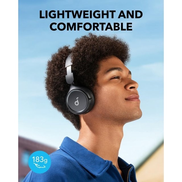 Soundcore H30i Pure Bass Wireless On-Ear Headphones Black Bluetooth