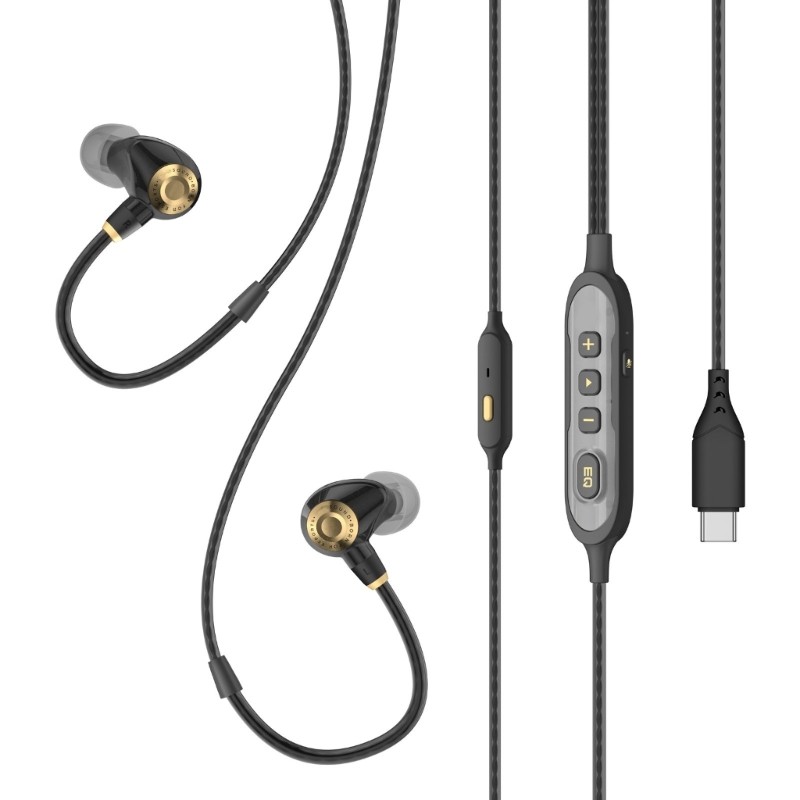 Corded Earbuds with Microphone 3.5mm/Type C in Ear Headphone with Microphone