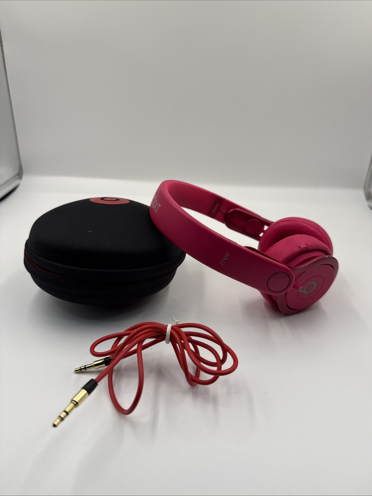 Beats by Dr. Dre Mixr Mixer On-Ear Wired Headphones Pink Edition (Needs Pads)❗️