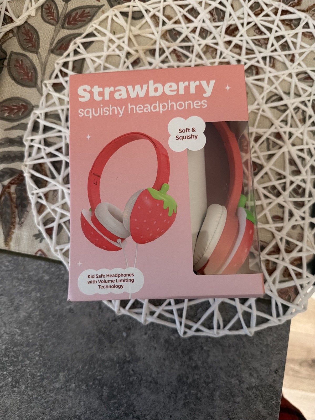 Strawberry Squishy Headphones Soft And Squishy