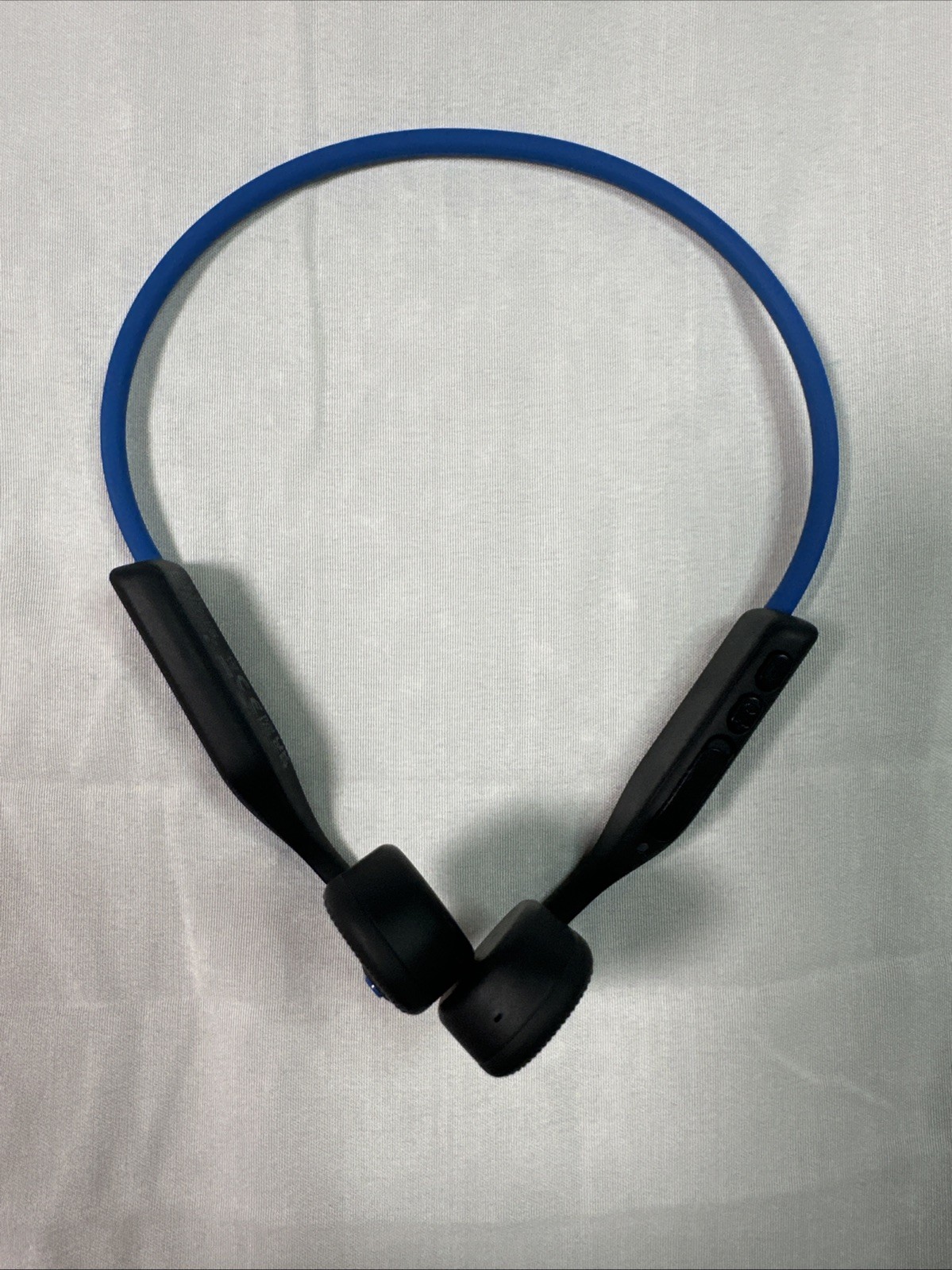 Shokz OpenMove Bone Conduction Open Ear Wireless Headphones Blue/Black W/Case
