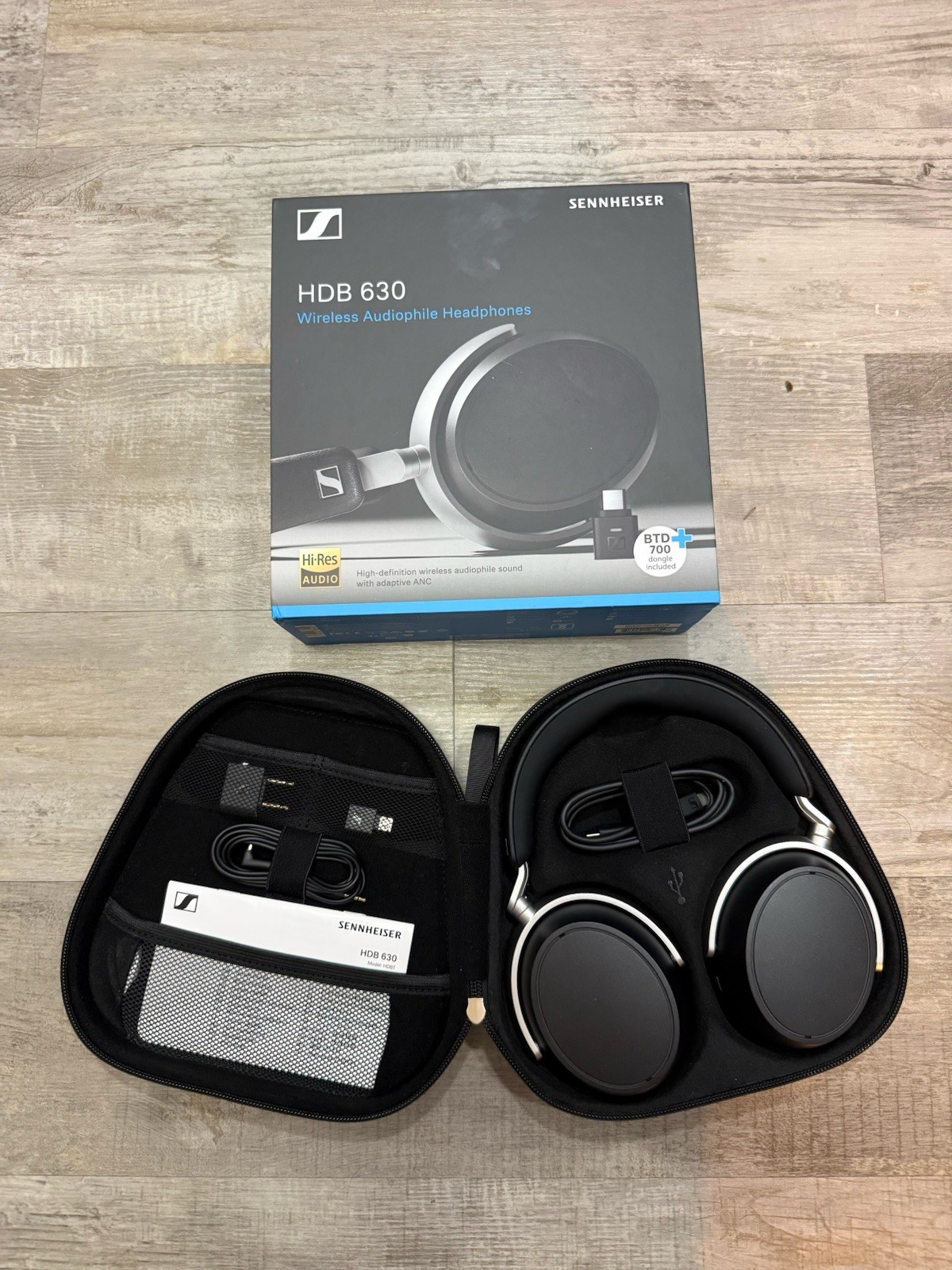Sennheiser HDB 630 Wireless Over-Ear Headphones – Hi-Res Audiophile New/Open Box