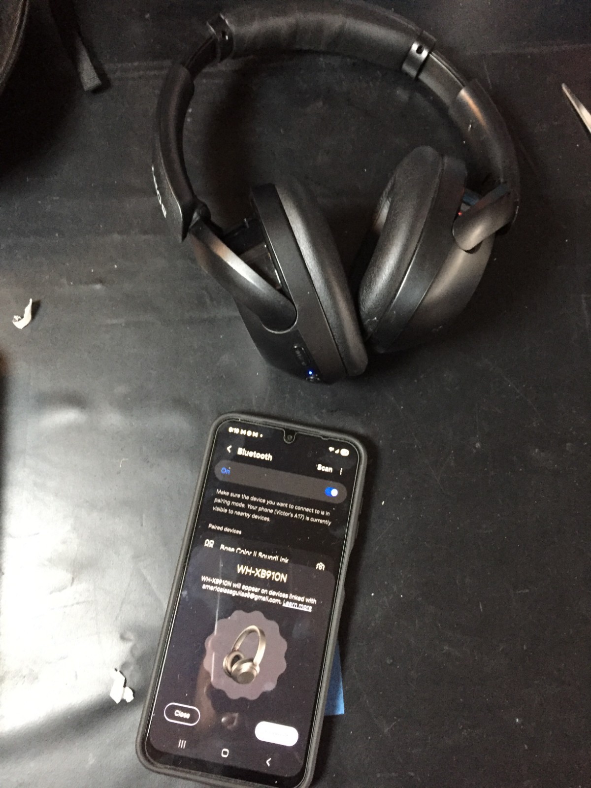 Sony WH-XB910N Bluetooth Headphones – Black READ FULL DESCRIPTION