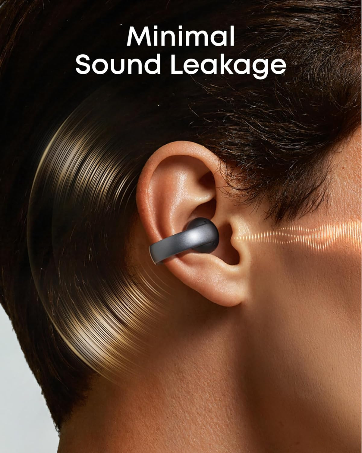 Soundcore Aeroclip by , Open-Ear Earbuds, Clip-On Headphones, Adaptive Comfort,