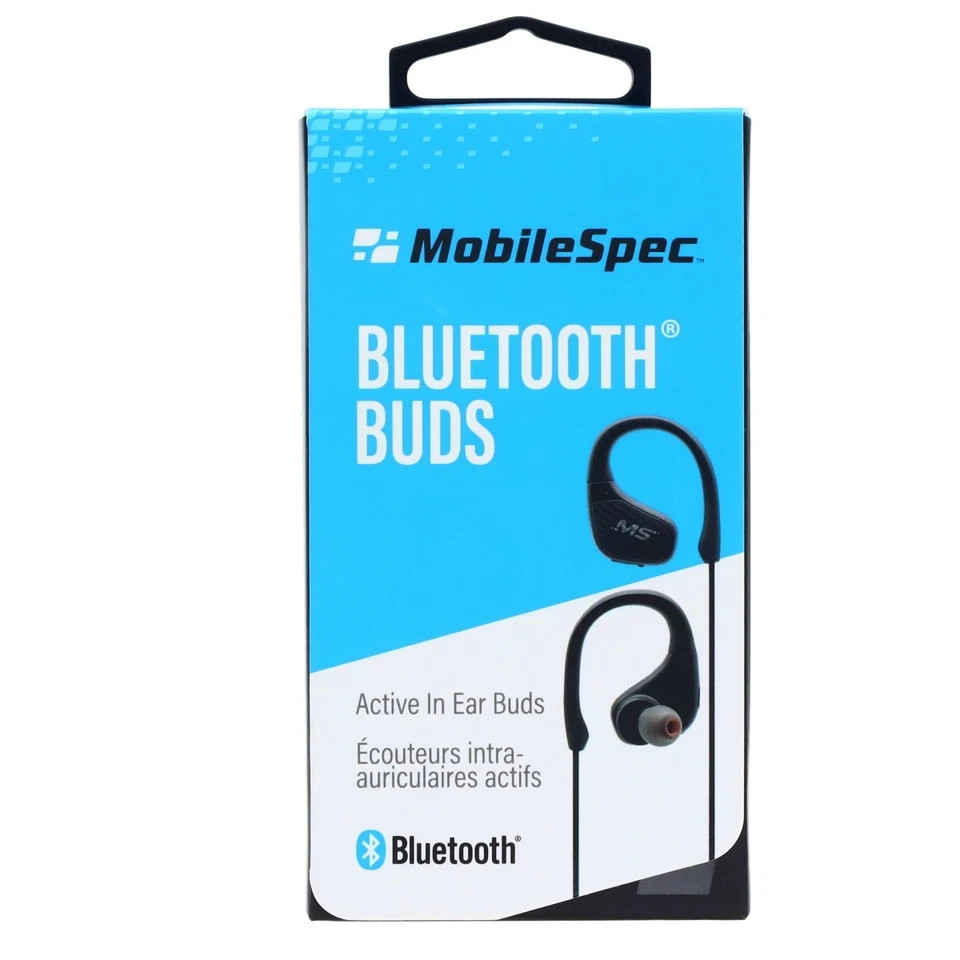 Mobilespec 2021 MBS11305 Active Bluetooth[r] Earbuds Black