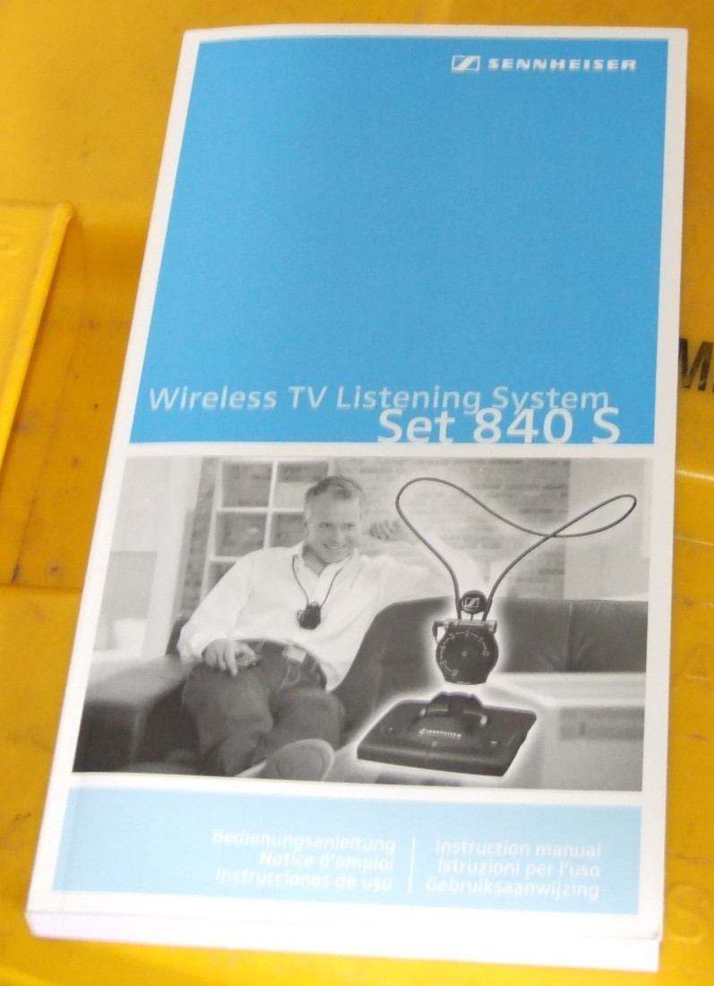 Sennheiser SET 840 S TV Individual infrared Stereo TV listening system