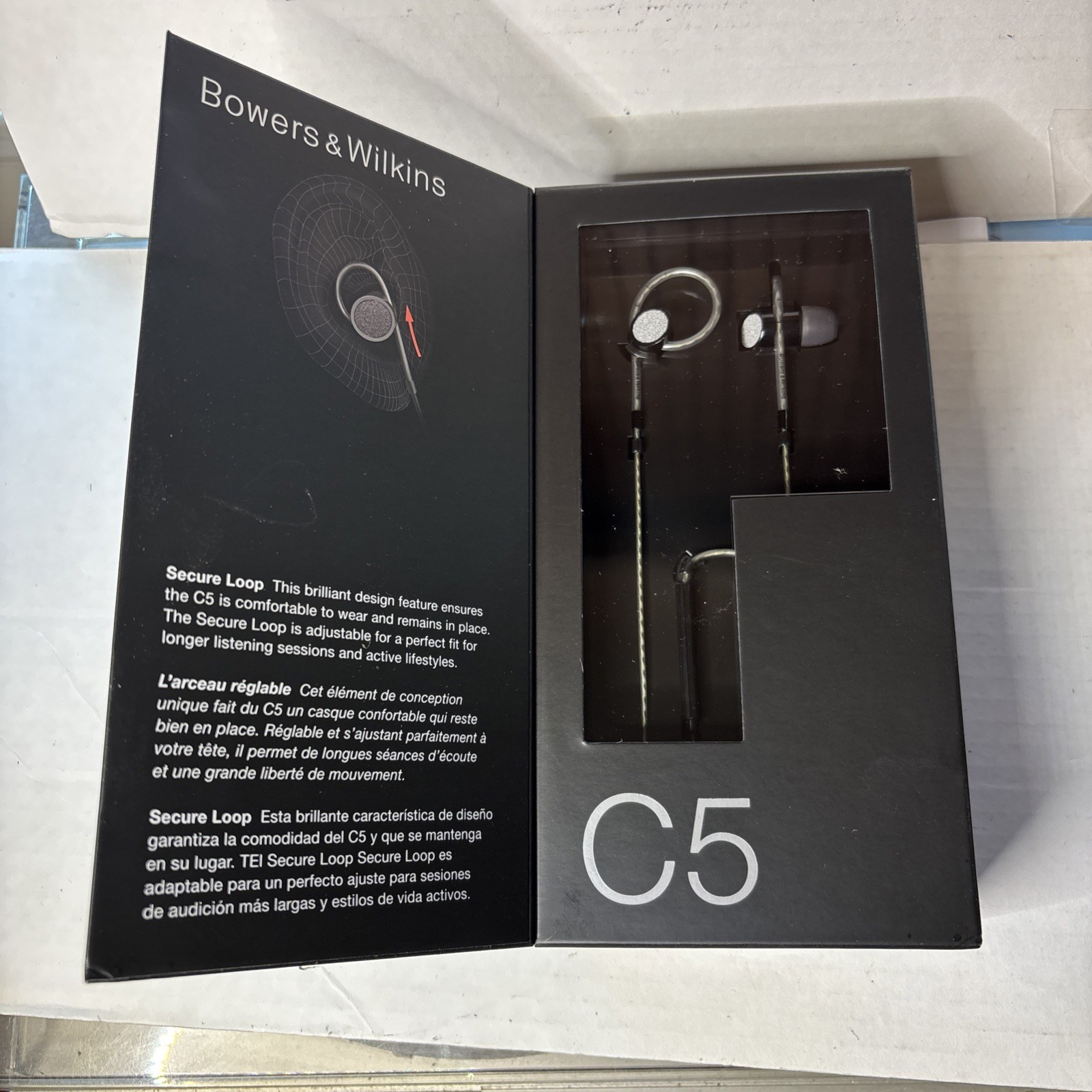 Bowers & Wilkins C5 Wired Earphones Brand New Sealed