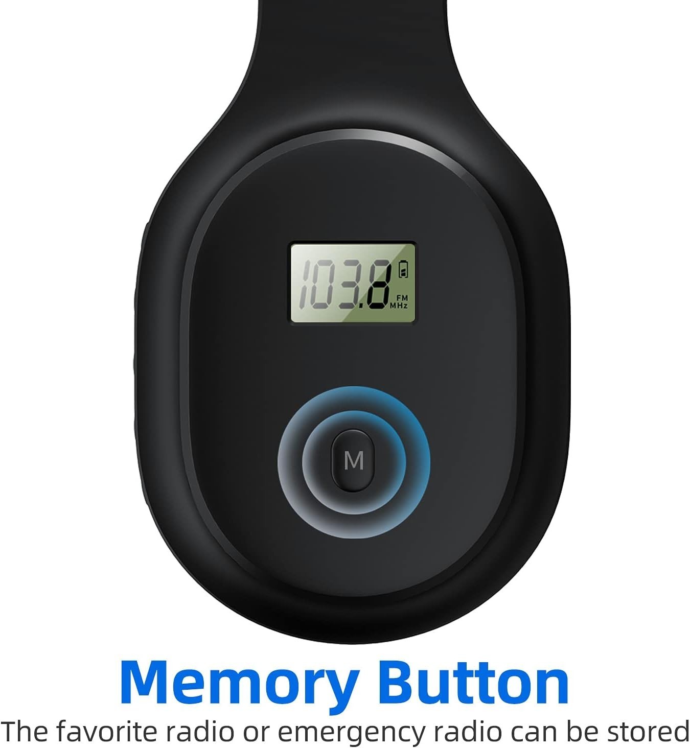 Rechargeable Bluetooth 5.0 Headset with FM Radio – Perfect for Active Lifestyles