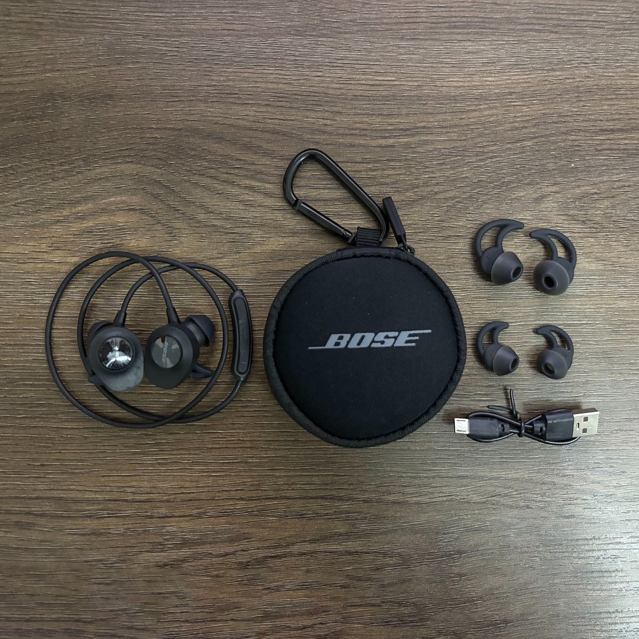 Bose SoundSport Headphones Wireless Bluetooth Earphones Earbuds NFC Black – us