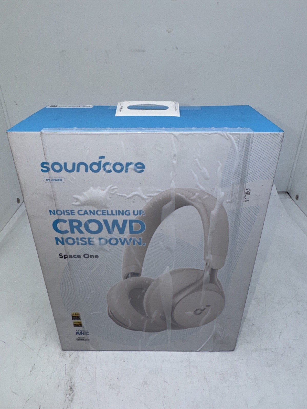 Soundcore Space One Wireless Over-Ear Headphones 40H ANC Playtime Latte Cream