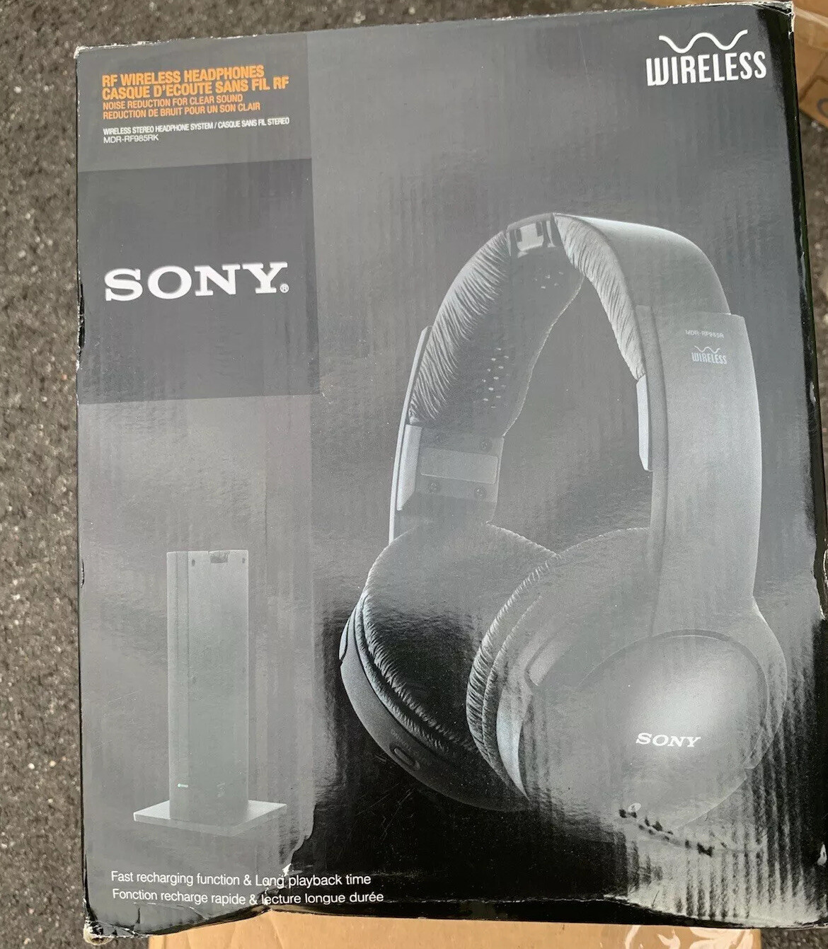 Sony MDR-RF985RK Wireless OverEar TV Stereo Headphone System