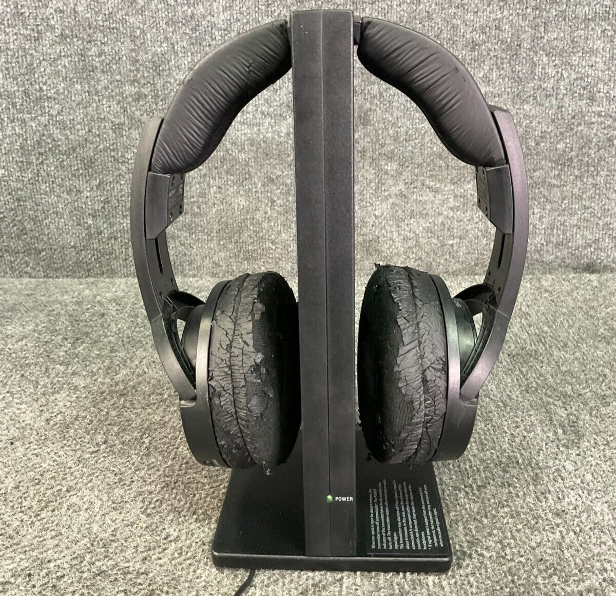 Sony MDR-RF985RK Wireless RF Over Ear Headphones Stereo Transmitter Used