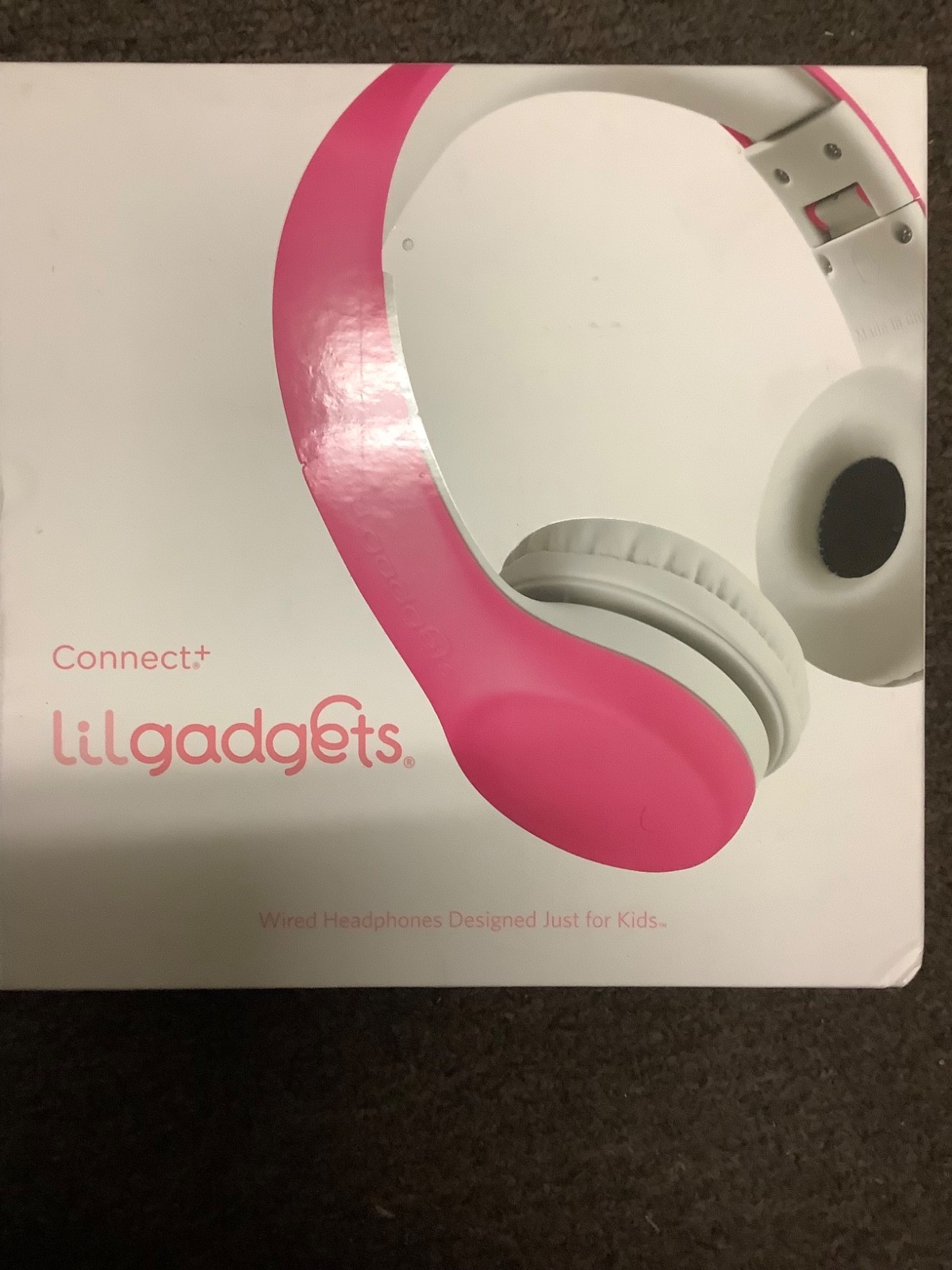 LilGadgets Kids Headphones Foldable Wired – pink On-Ear, Ages 3-7 – Volume …
