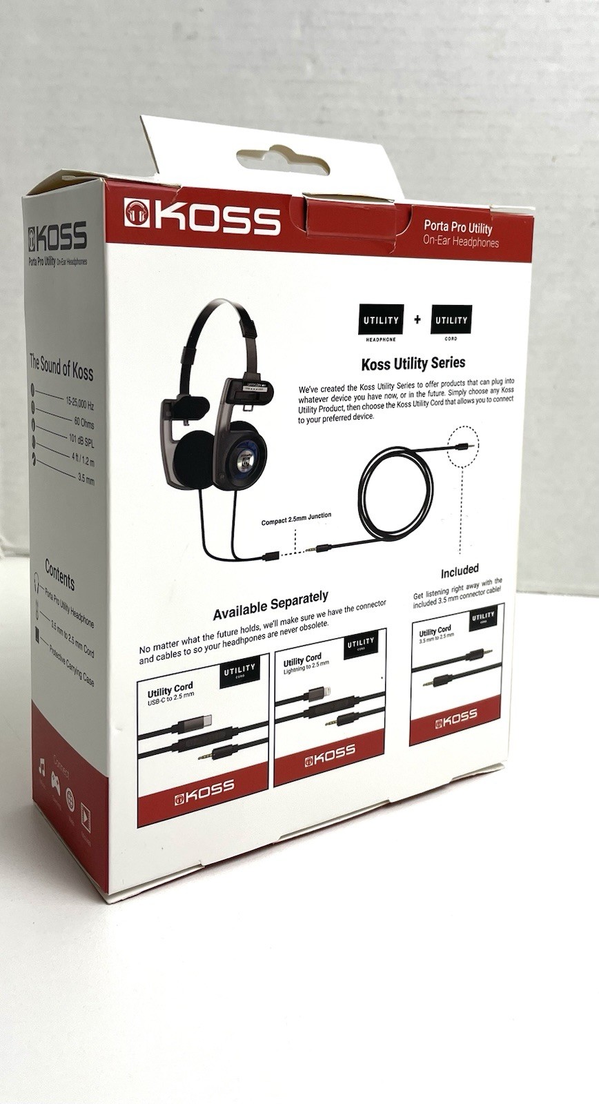 Vintage Koss Porta Pro Utility On Ear Headphones – Unused