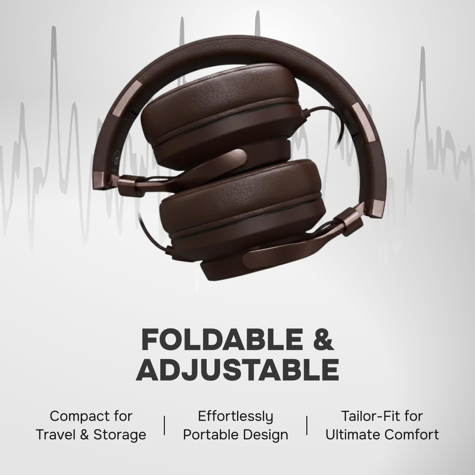 Wired Over-Ear Headphones with Mic & Volume Control for Adults & Kids – 3.5mm Ja