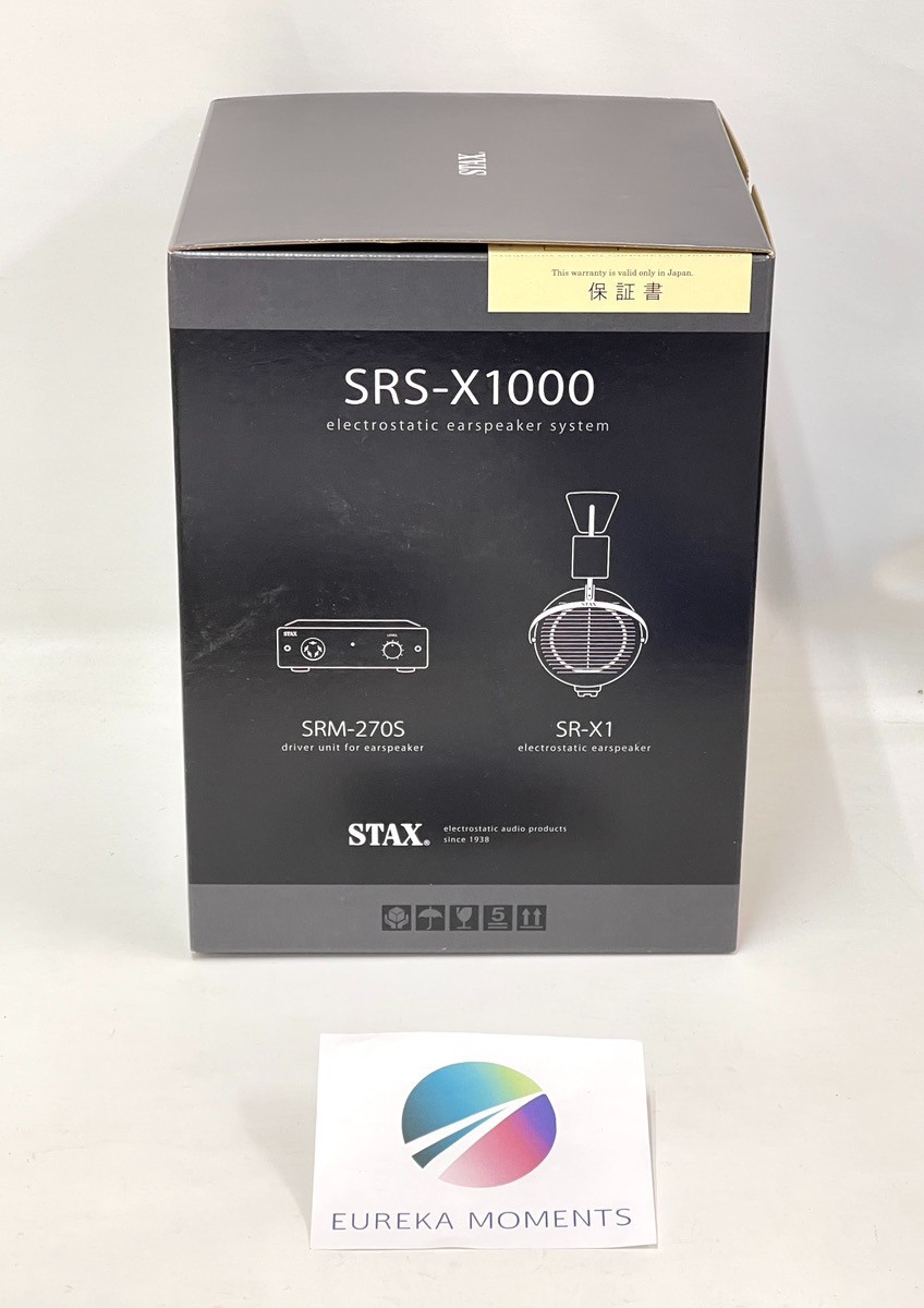STAX SRS-X1000 Headphones SR-X1 SRM-270S Set Model Entry System Used