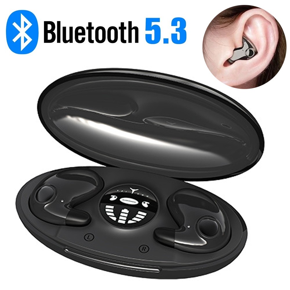 Invisible Sleep Wireless Earbuds Bluetooth 5.3 Headset TWS Waterproof Earphone