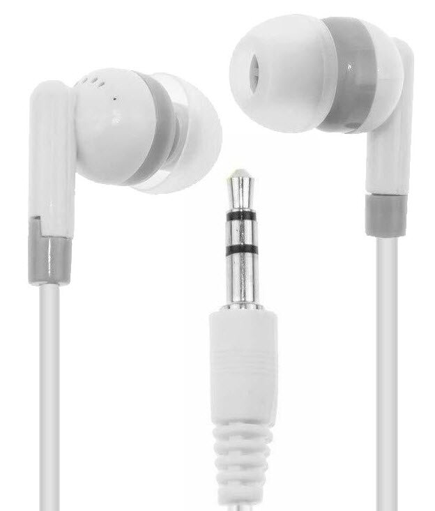 Lot of 12 3.5mm Earbuds / Headphones – 12 Colors! – Individually Wrapped