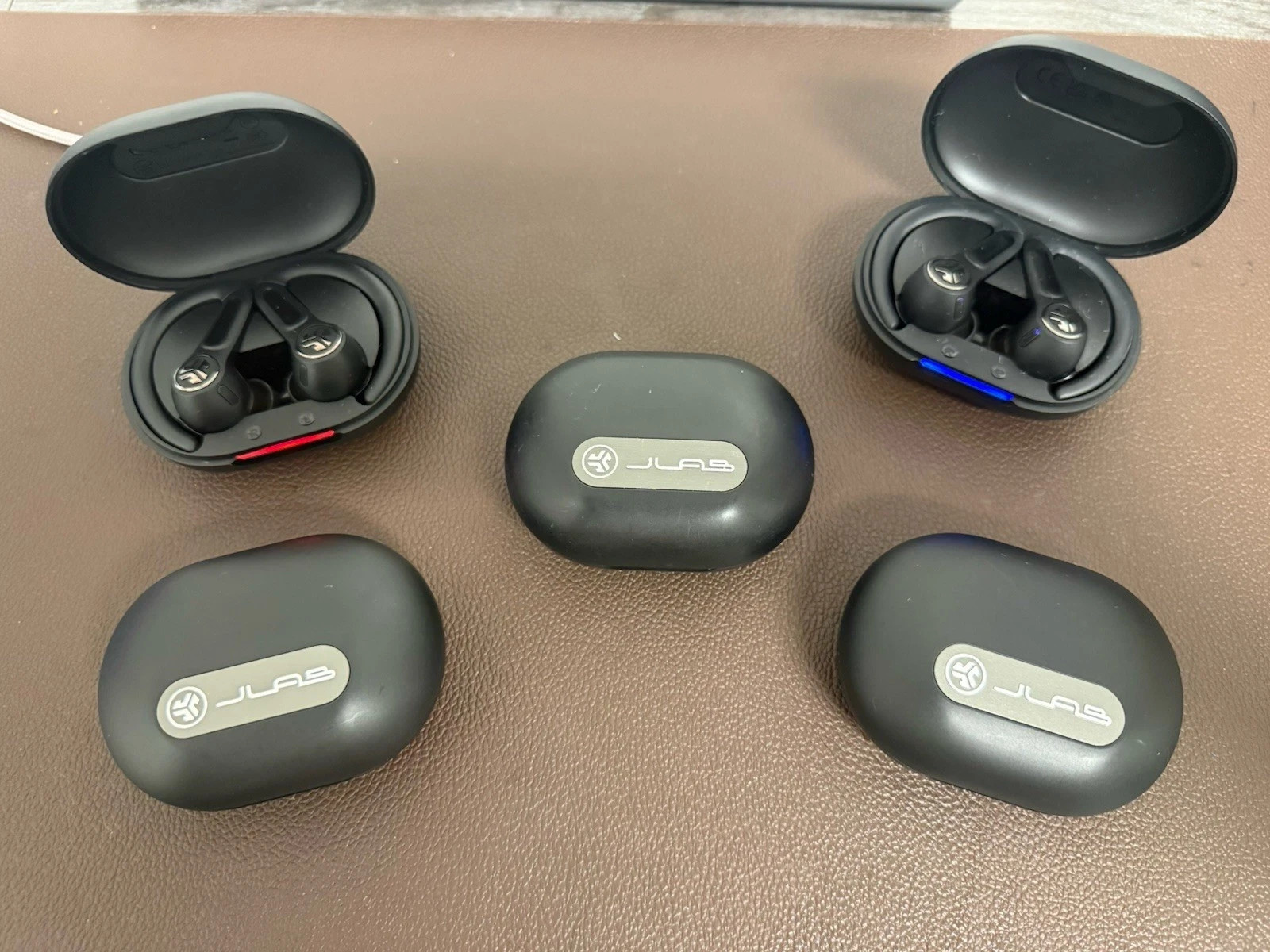 JLab Epic Air Sport ANC 3 True Wireless Bluetooth Earbuds Black Used Tested
