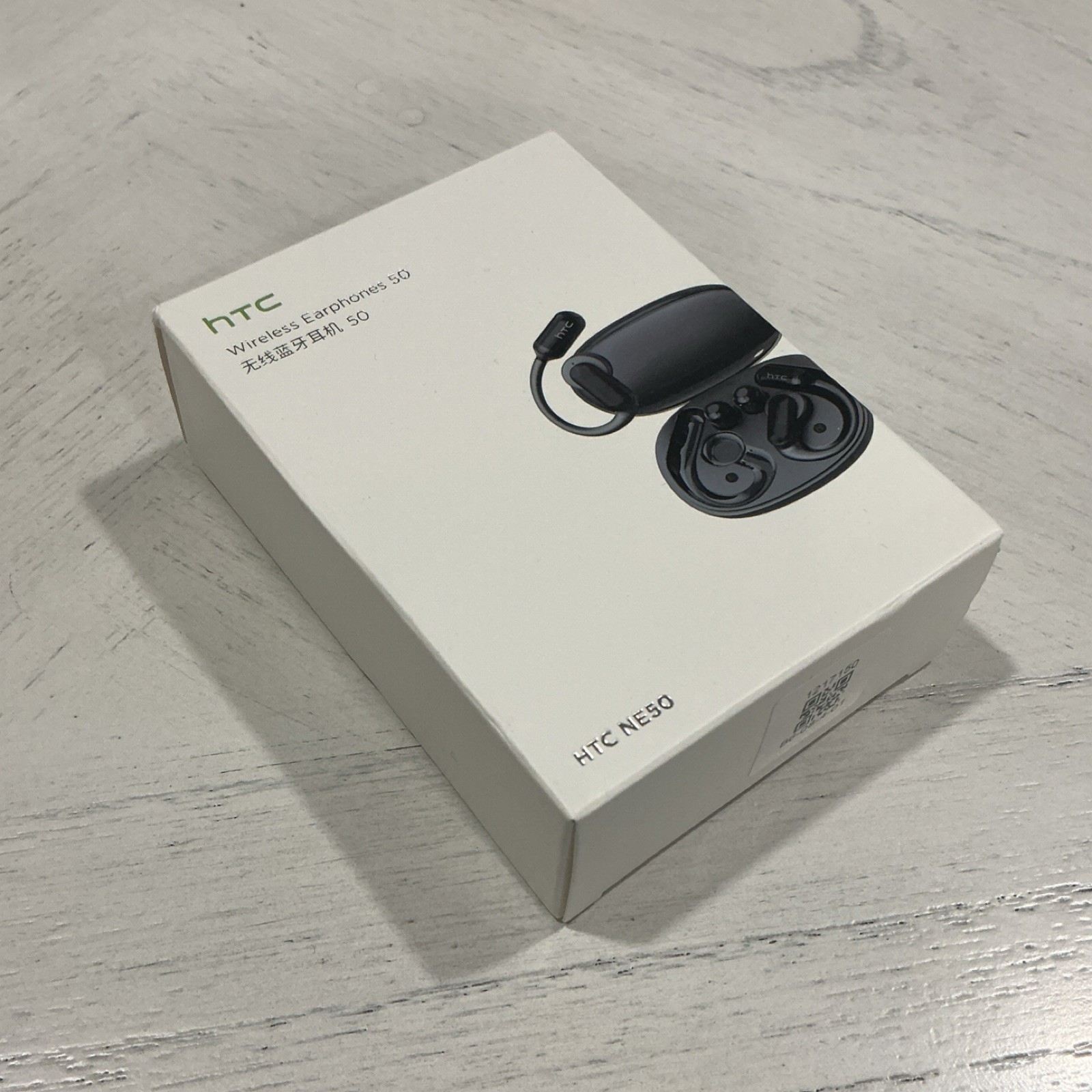HTC NE50 Wireless Bluetooth Earphones, Long Battery, HD Voice, Stereo, Black