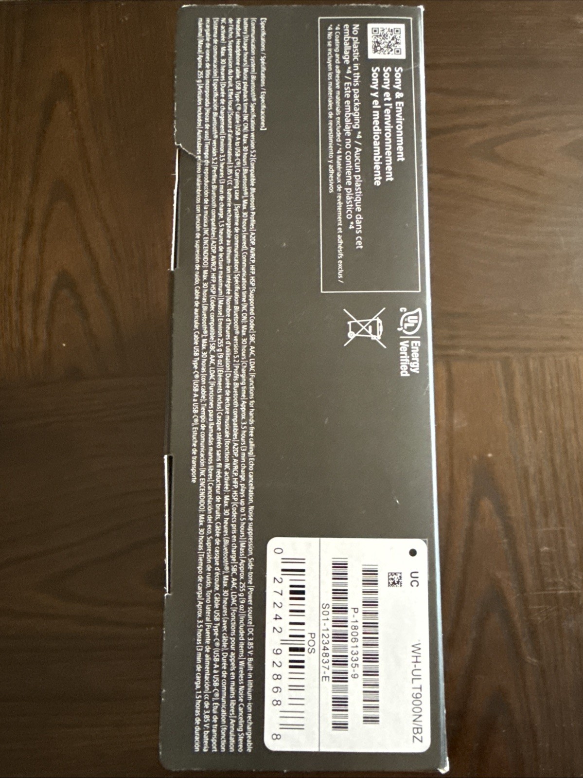 Sony WH-XB900N Wireless Noise Canceling Headphones – Black