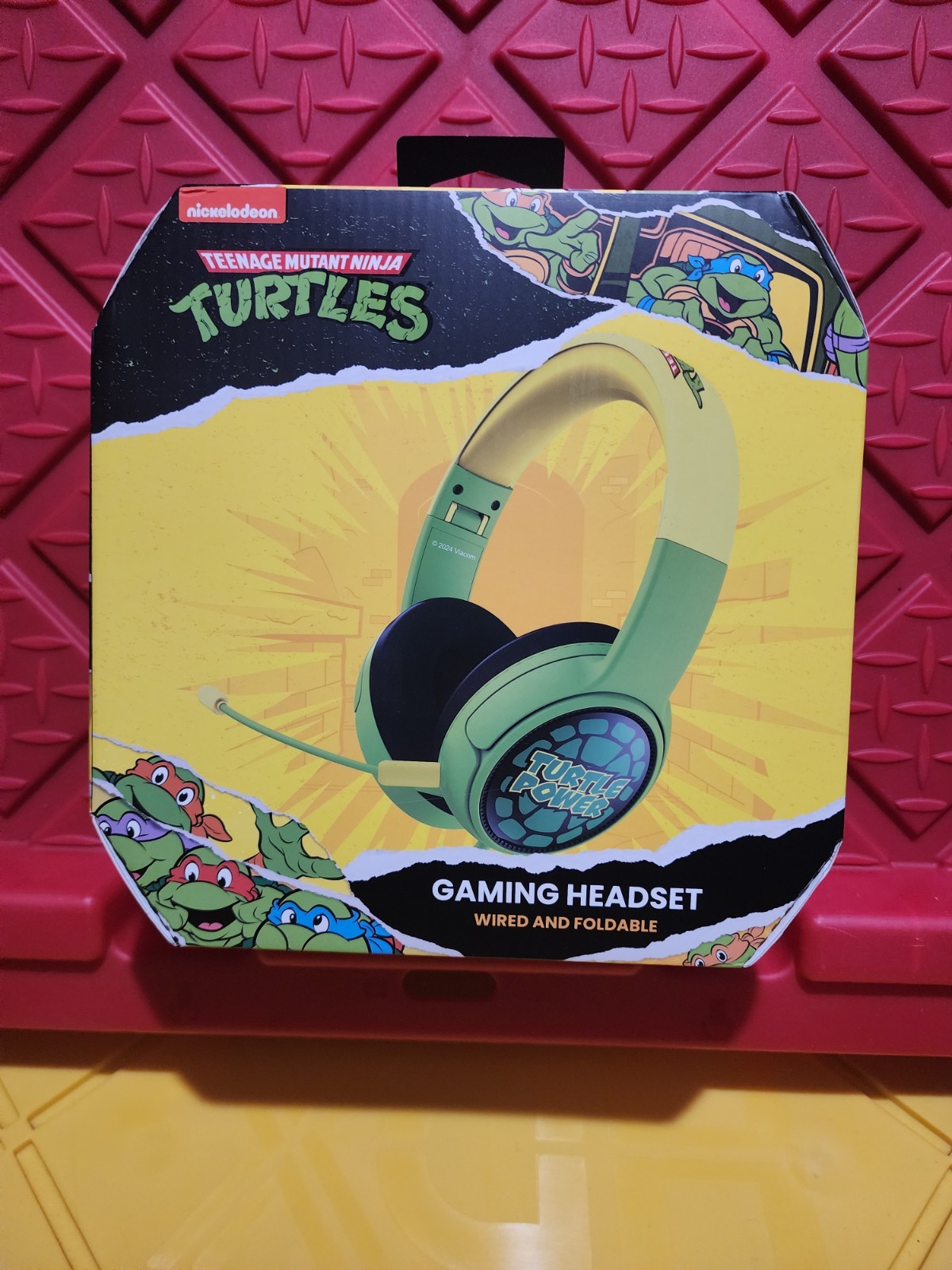 Nickelodeon Teenage Mutant Ninja Turtles Gaming Headset Wired Foldable 40mm 1.5m