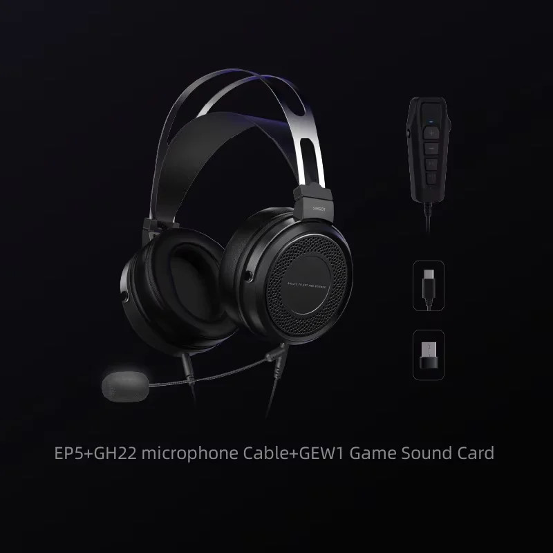 SIMGOT EP5 Wired Over-Ear Headphones 50mm Driver HiFi Gaming 3.5mm