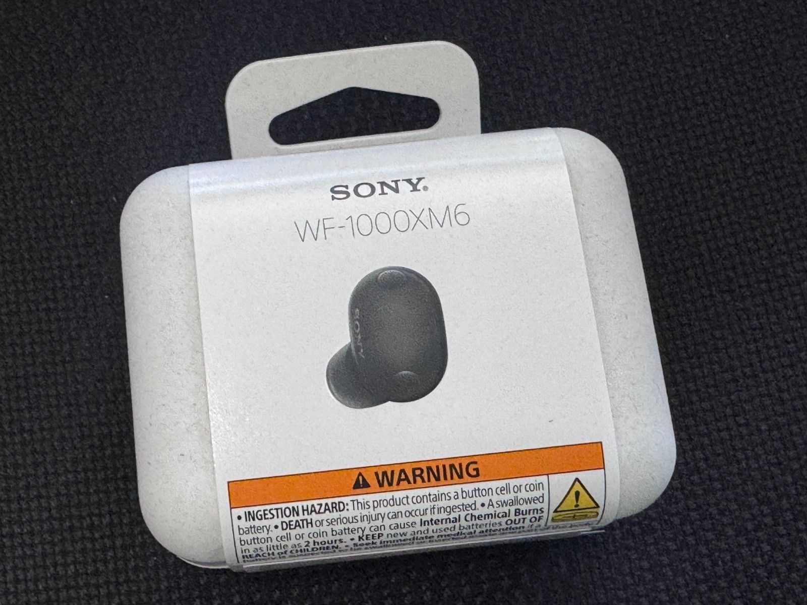 Sony WF-1000XM6 Wireless Noise Canceling Earbuds Black NEW & FACTORY SEALED
