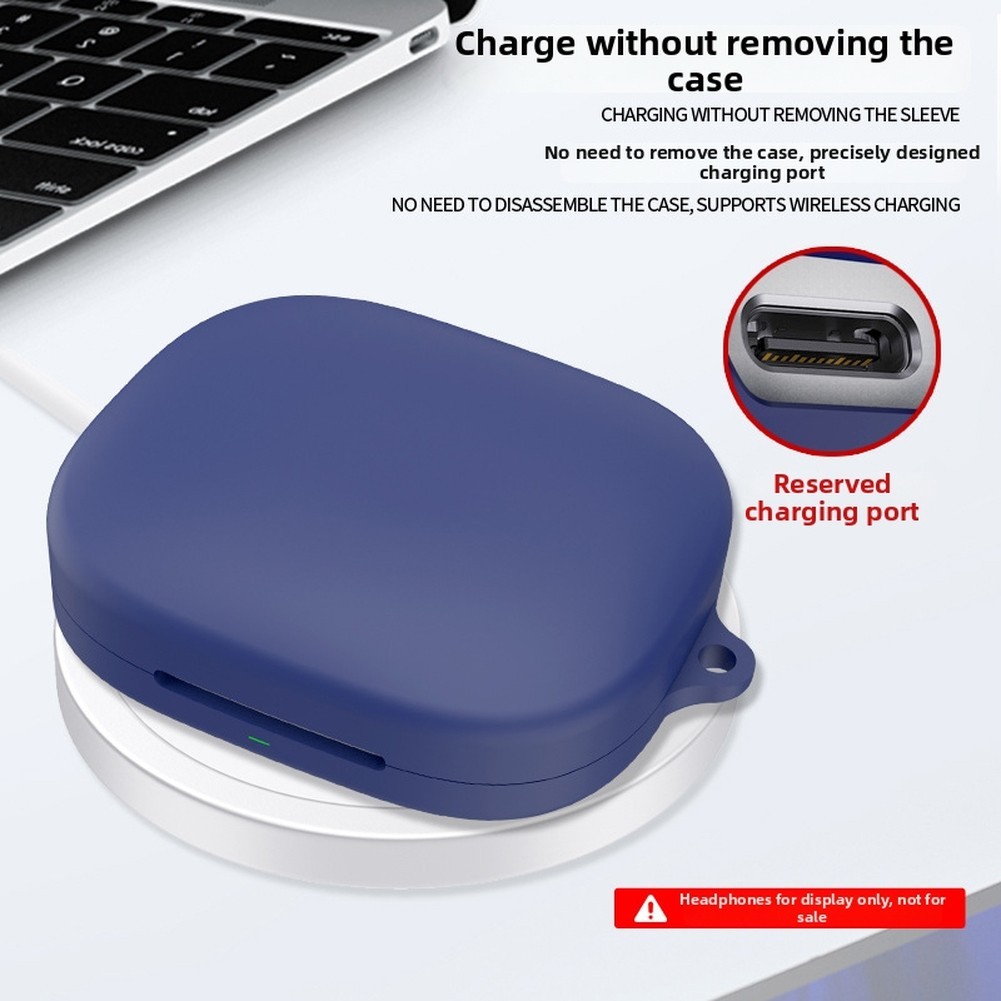 For Shokz OpenFit Pro Earphones Silicone Protective Case with Charging Cutouts