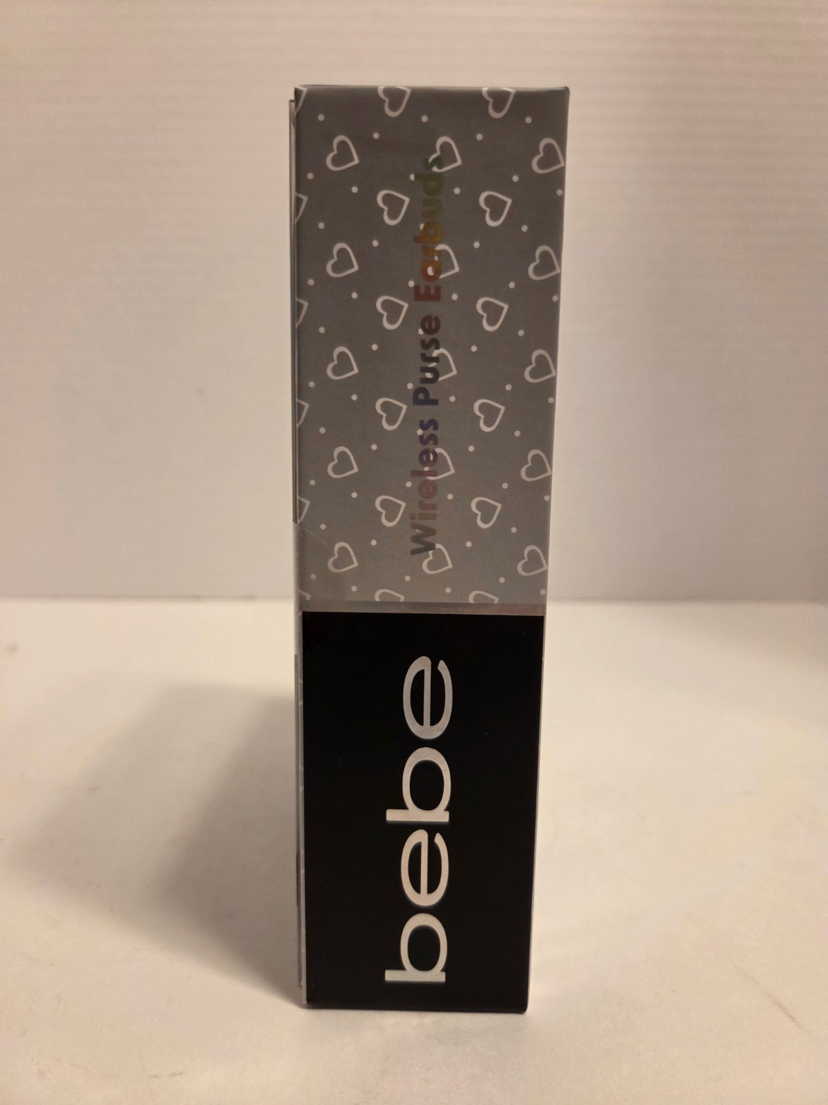 bebe Wireless Purse Earbuds Bluetooth In-Ear Built-In Mic Silver/Gray