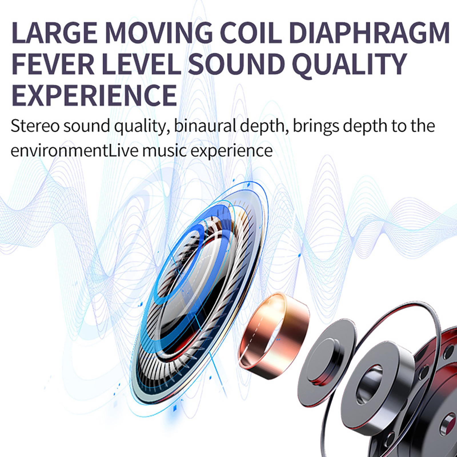 Open Ear Air Conduction Bluetooth 5.3 Wireless Headphones With Detachable Mic