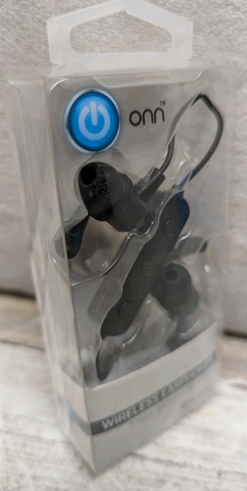 ONN Bluetooth In-Ear Headphones Black Wireless Earbuds Built-In Mic OND19aah14