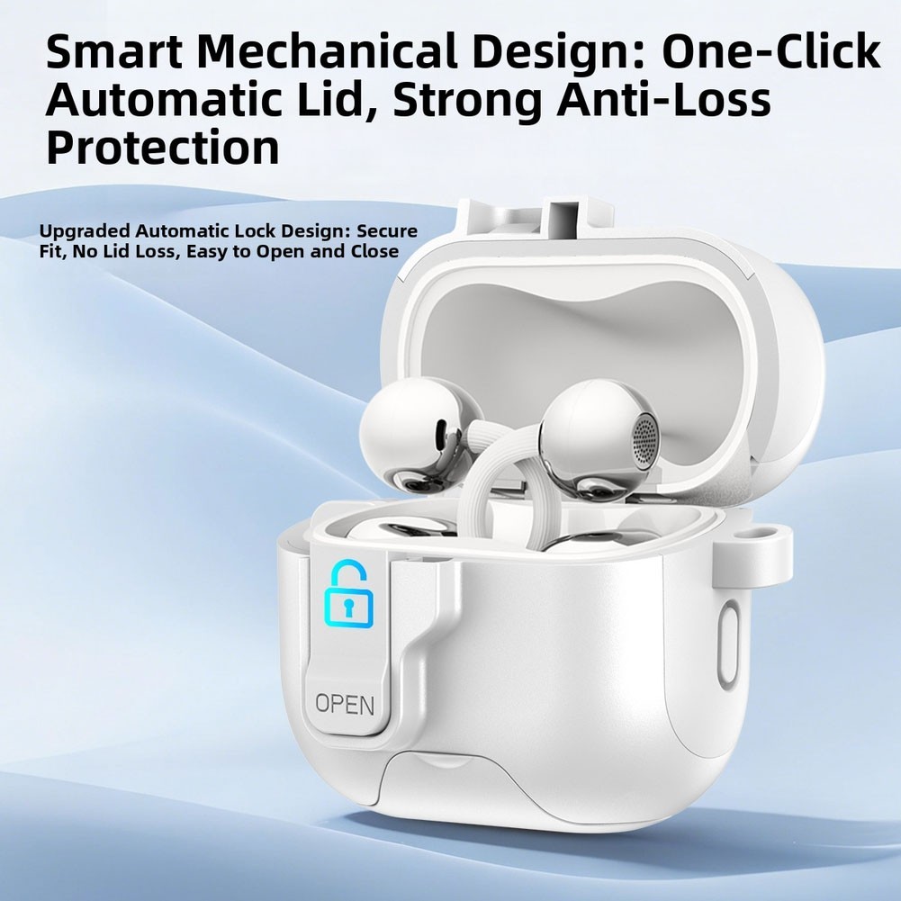 Protective Case for Huawei FreeClip 2 Automatic Locking Design Drop-Resistant