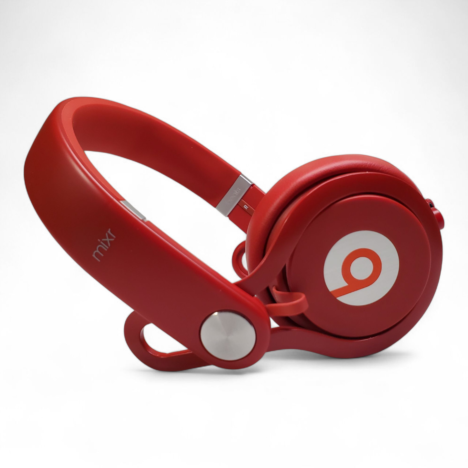 Beats Mixr Red DJ On-Ear Headphones – Pristine Condition w/ Case & Cable