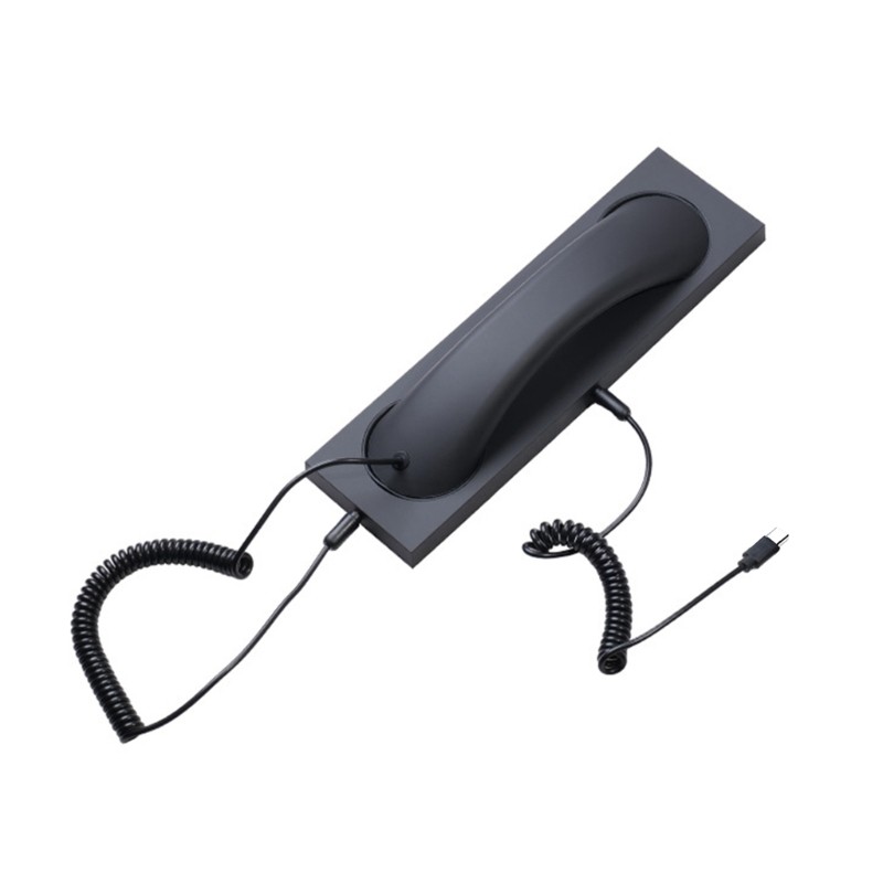 Premium ABS Handset Ergonomic Ease Noise Cancelling for Business Communication