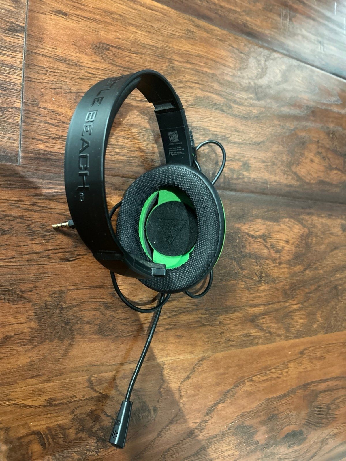 Turtle Beach Ear Force XCI Black/Green Headband Headsets Very Good Condition