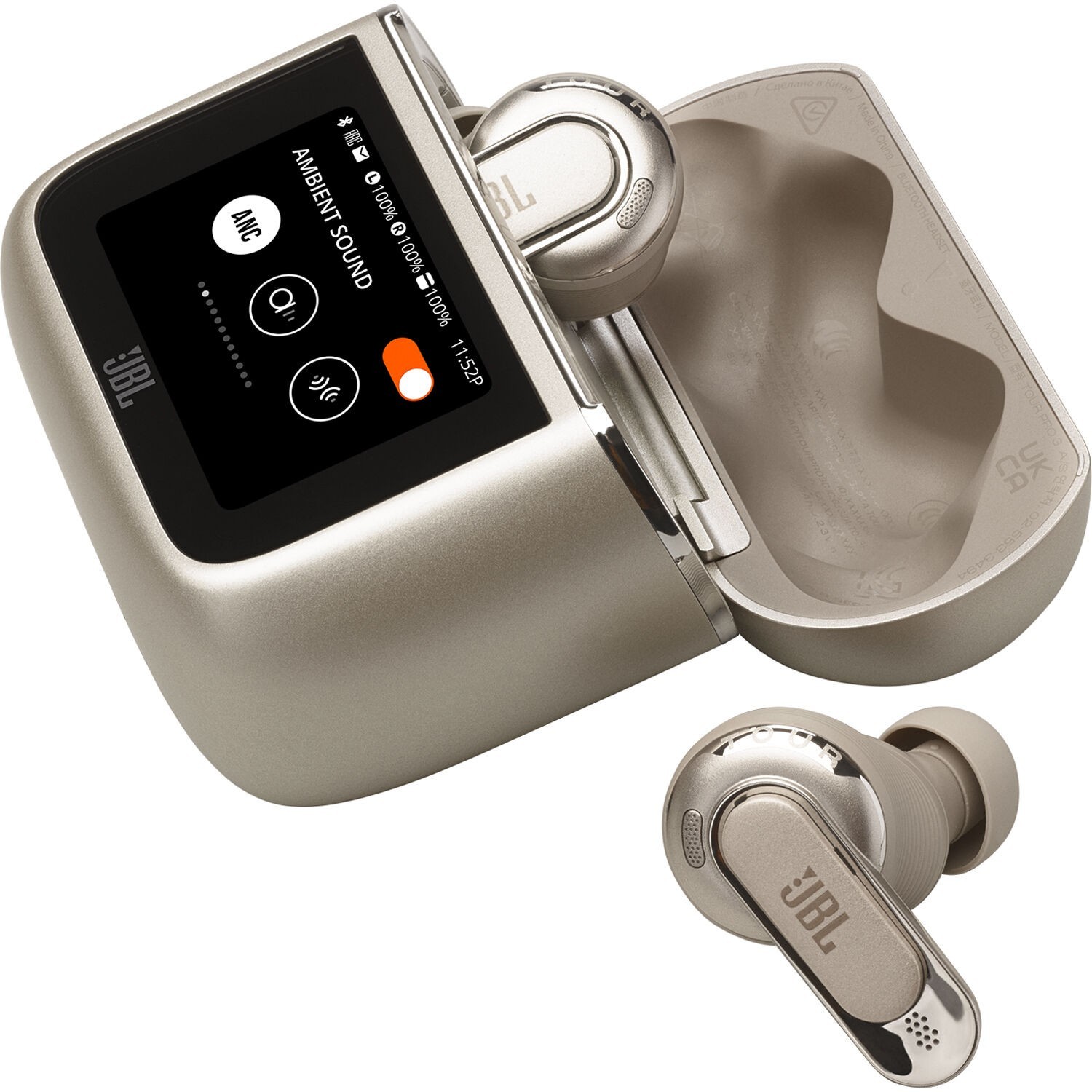JBL Tour Pro 3 True Wireless Noise-Canceling Earbuds (Latte)