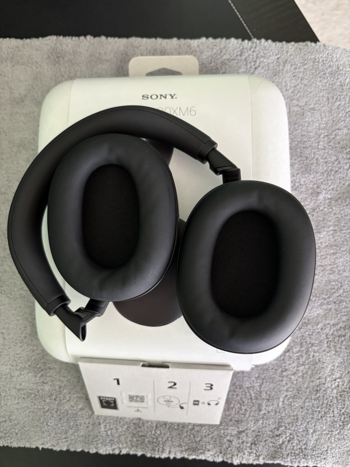 Sony WH-1000XM6 Wireless Over-Ear Noise-Canceling Bluetooth Headphones Black