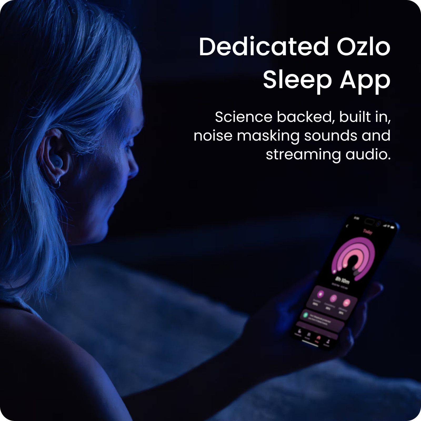OZLO Sleepbuds Comfortable Side Sleeper Headphones NEW!