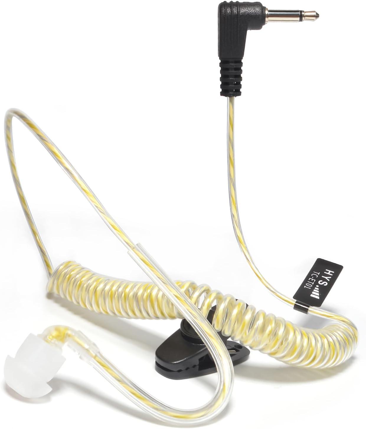 Surveillance Listen Only Balanced Armature 3.5mm Earphone, Soft in-Ear Dynamic S