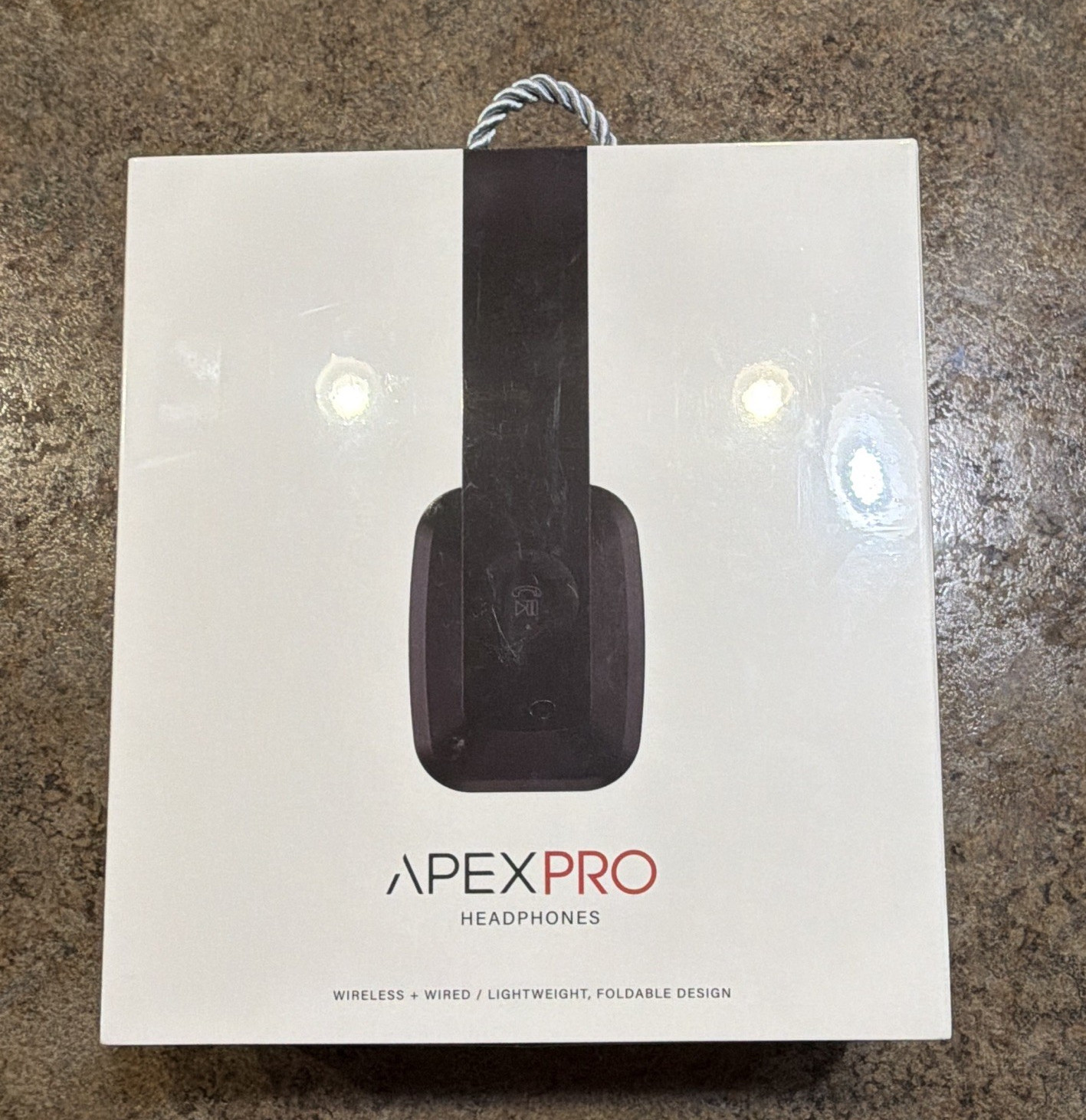 Apex Pro Black Wireless/Wired Foldable Headband Headphones w/ Mic