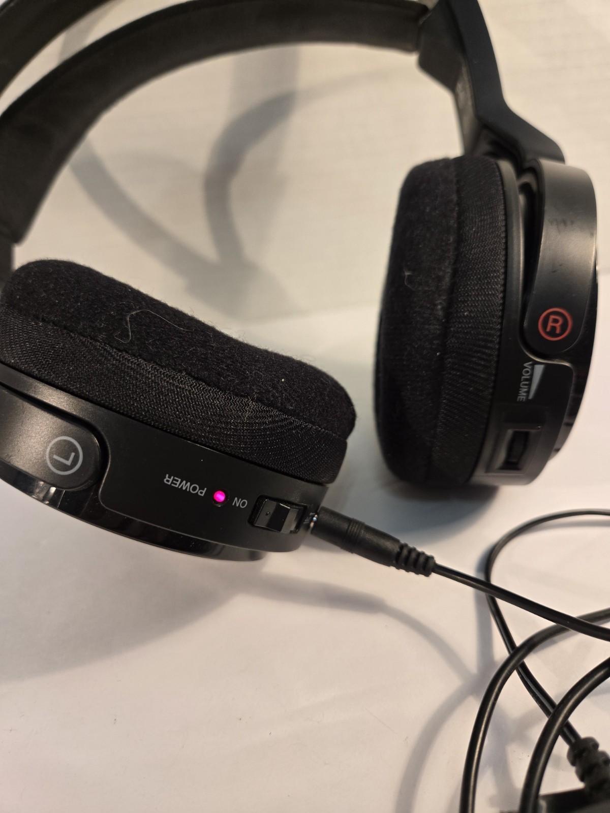 SONY Wireless Headphones PLUS Transmitter *Powers On* *Untested* RF-912R