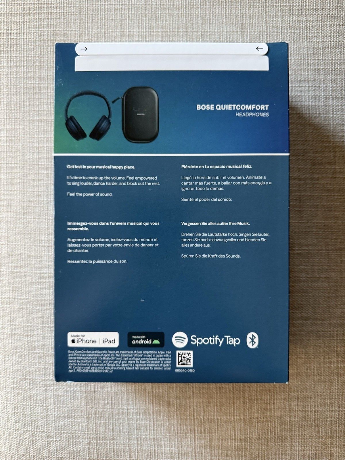 Bose QuietComfort Headphones 884367-1600 Noise Cancelling Twilight Blue New NIB