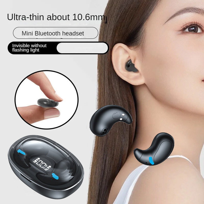 Micro Invisibles Audifonos Bluetooth Inalambricos Para Dormir Ducha Auriculares