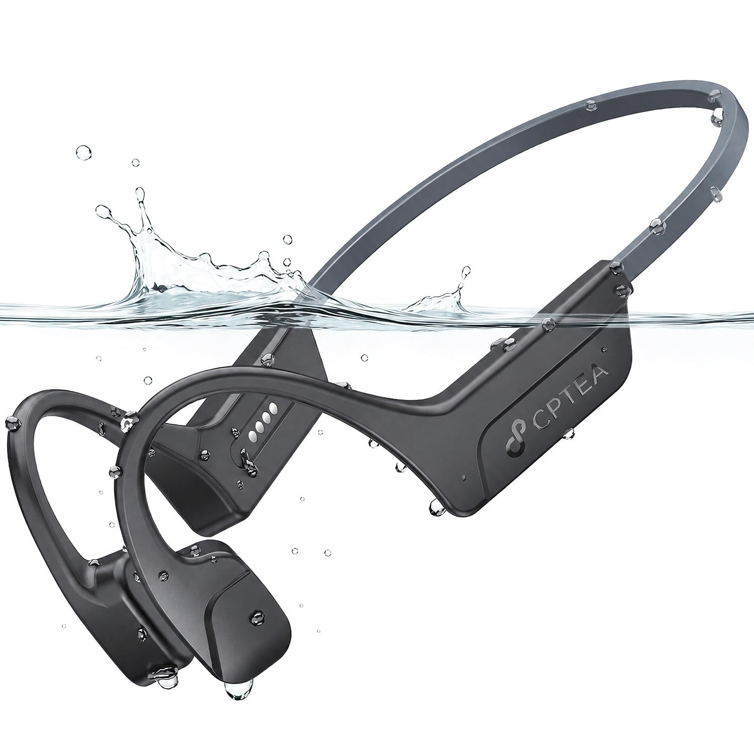 Bone Conduction Headphones Wireless IPX8 Waterproof Swimming Headphones with …